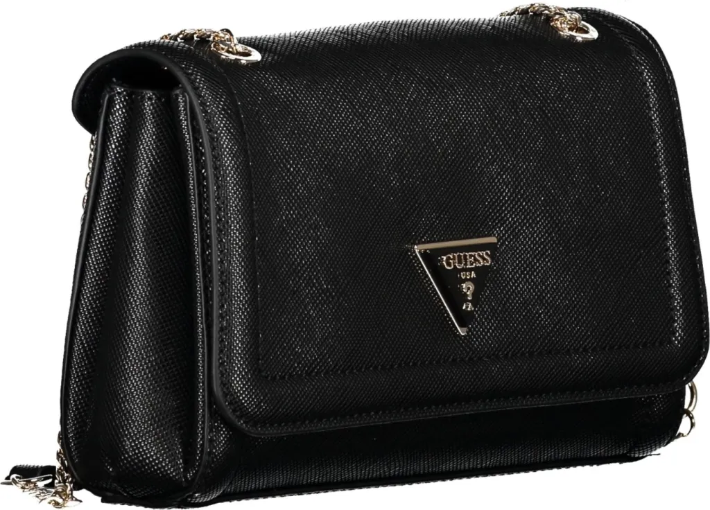 Çantë për femra GUESS JEANS NOELLE, e zezë - 3