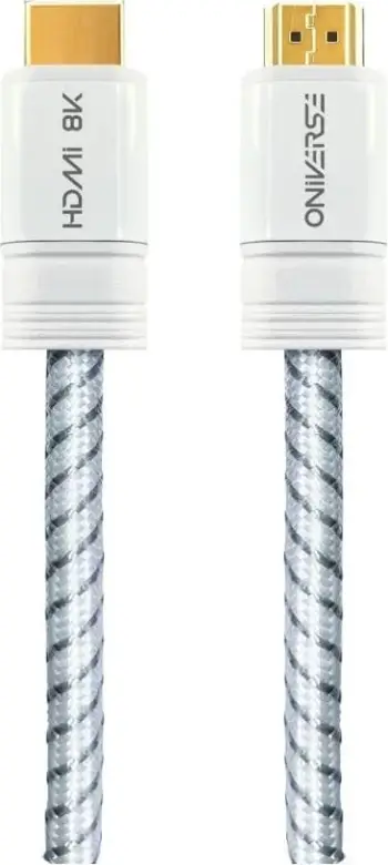 Kabëll HDMI Oniverse 1.8m, HDMI 2.1, bardhë