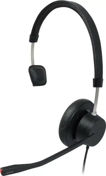 Kufje Plusonic X140 Mono me kabllo, e zezë