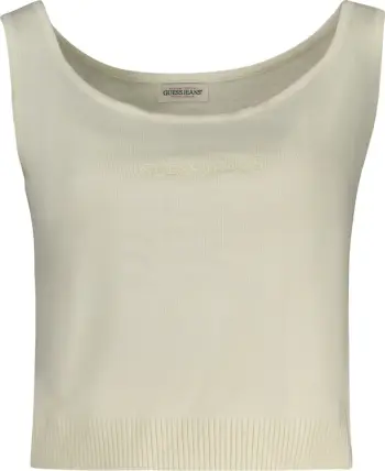 Maicë femra GUESS JEANS, të bardhë