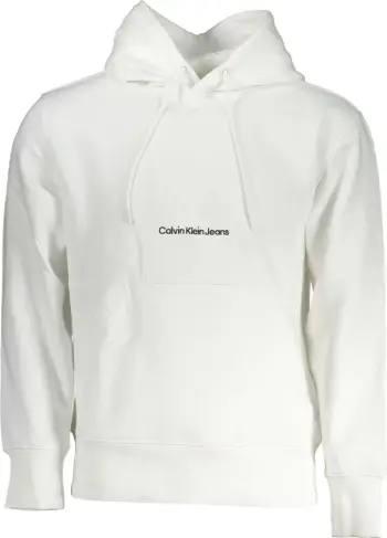 Duks Calvin Klein pa zip për meshkuj, të bardhë
