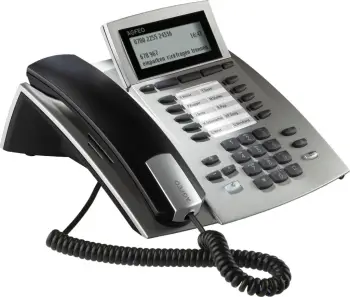 Telefon IP AGFEO ST 42, Silver, Wired handset, Desk/Wall