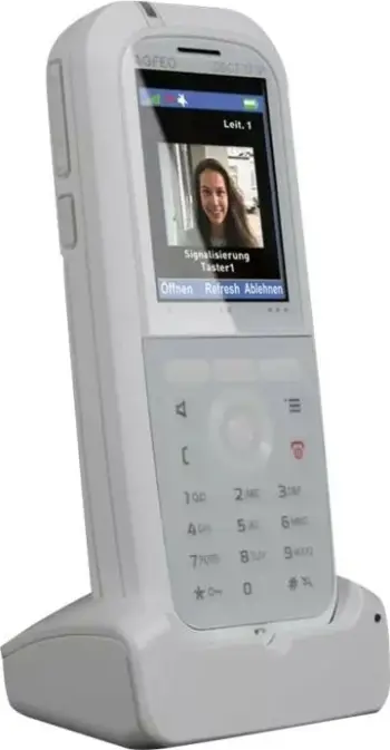Telefon IP AGFEO DECT 77, i bardhë