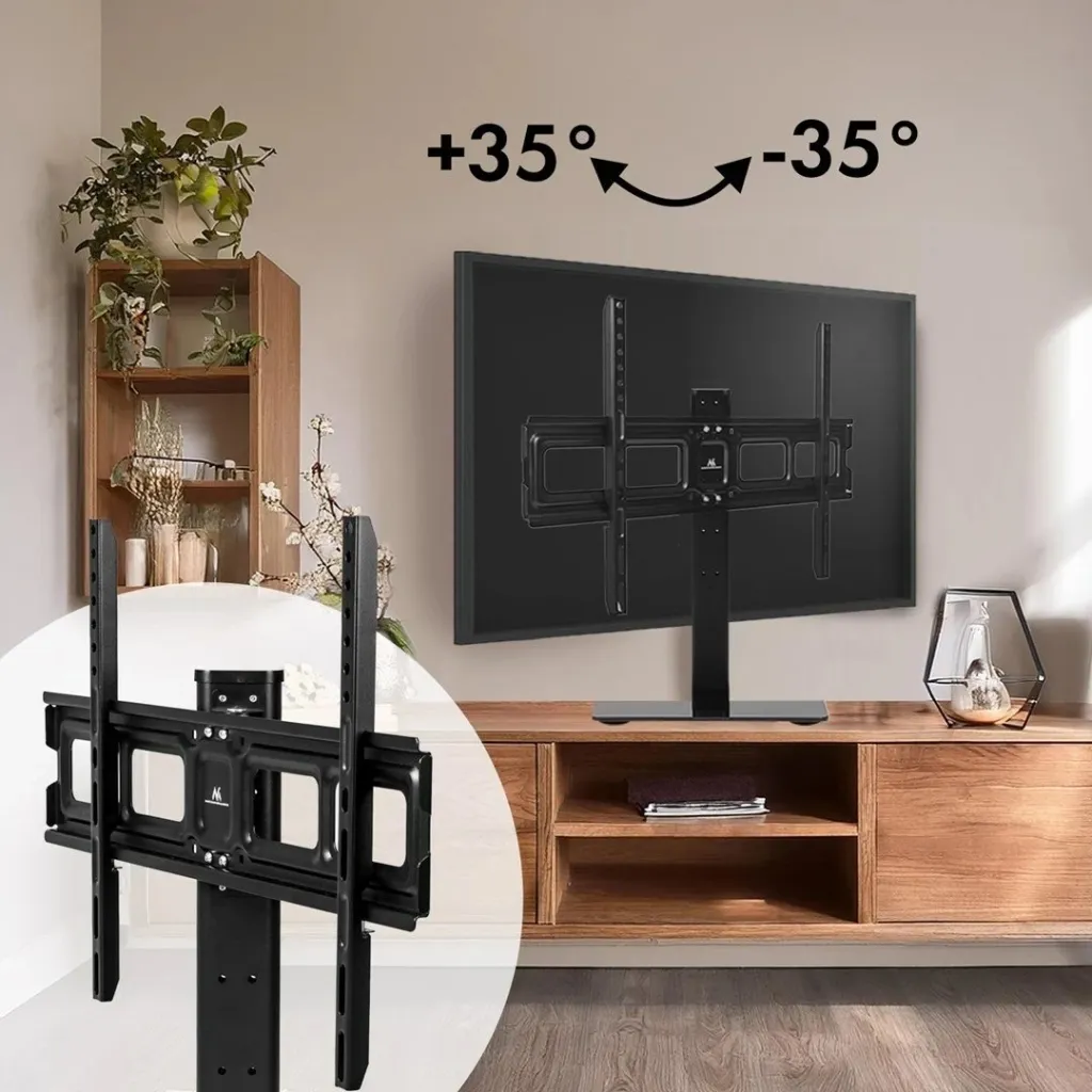 Mbajtës TV Maclean MC-386, për tavolinë, 32"-75", i zi - 5