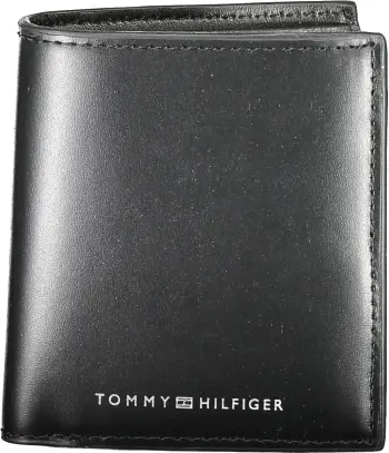 Portofol për meshkuj TOMMY HILFIGER, i zi