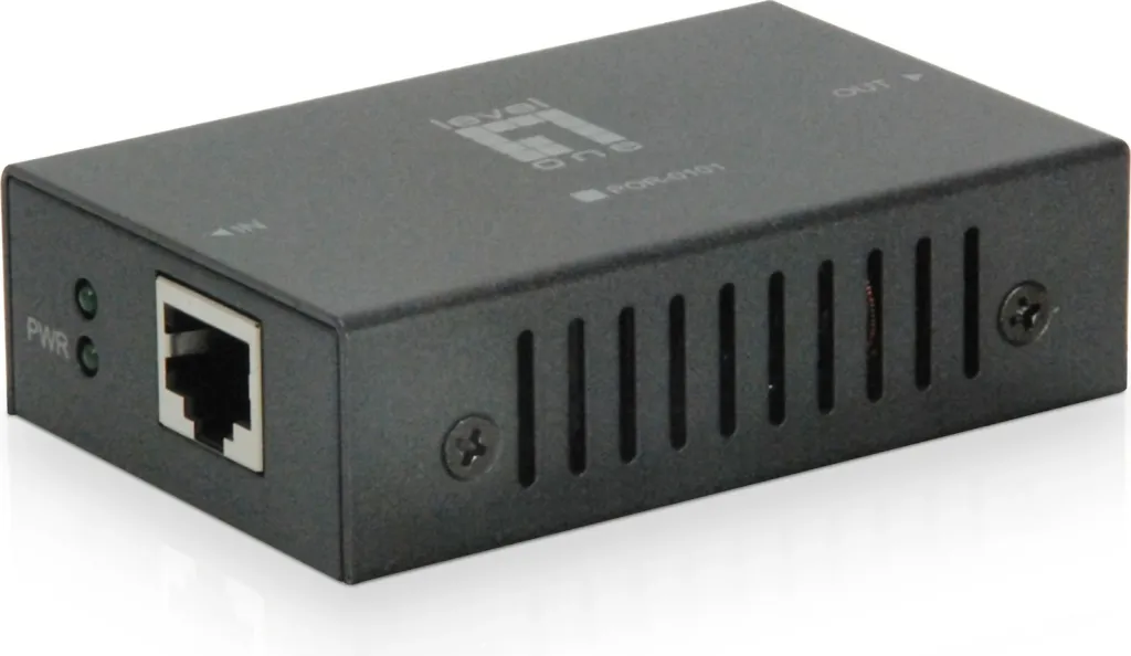 Repeater rrjeti LevelOne PoE, 100 m, 100 Mbit/s, i zi - 2