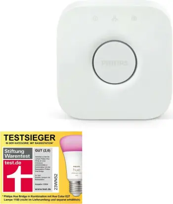 Bridge Philips Hue, qendër inteligjente ndriçimi smart, lidh deri 50 pajisje, i bardhë