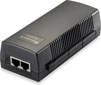 PoE Injector LevelOne POI-3014, Fast Ethernet, Gigabit Ethernet, 10,100,1000 Mbit/s, E zezë