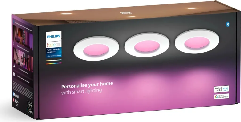 Dritë e futur Philips Hue 929003712102, LED, 1000 lm, Bardhë - 4