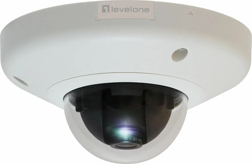 Kamerë IP LevelOne HUBBLE, 3-Megapixel, Dome, PoE, Bardhë - 1