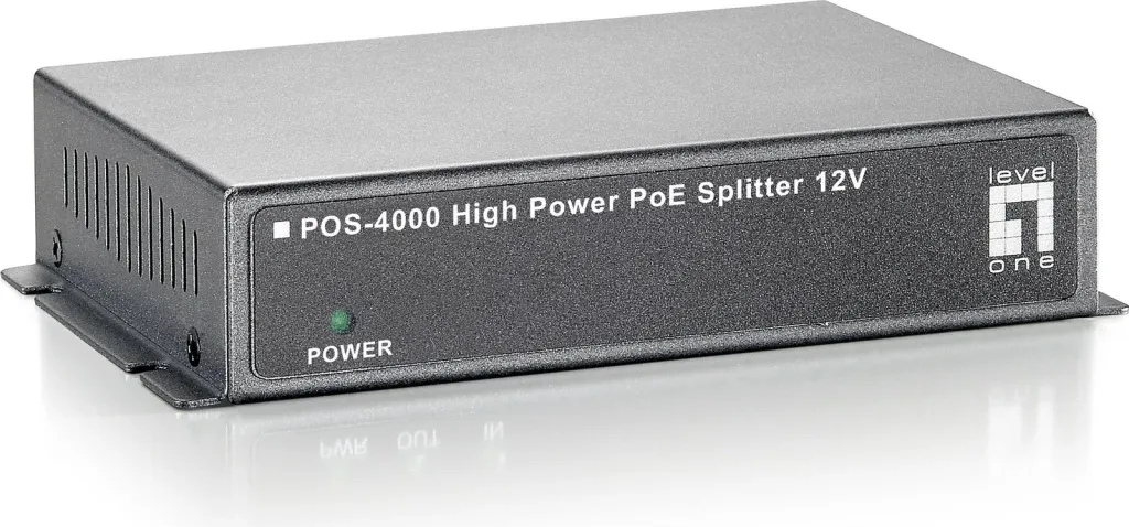 PoE Splitter LevelOne POS-4000, 12V DC, Gri - 1