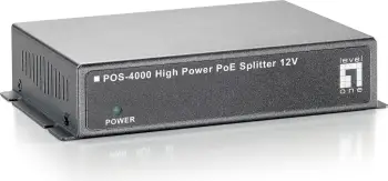 PoE Splitter LevelOne POS-4000, 12V DC, Gri