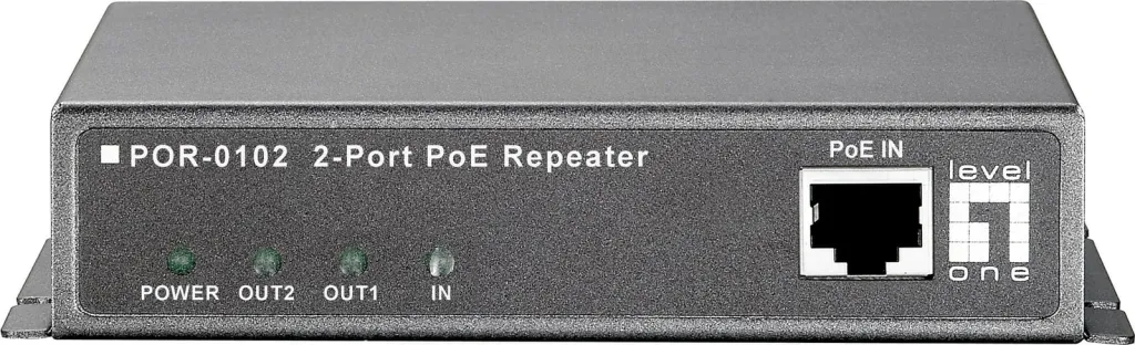 Repeater rrjeti LevelOne POR-0102, 2 porte, PoE, i zi - 3