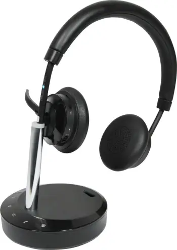 Kufje Plusonic W320 Dual DECT, e zezë