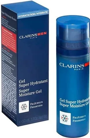 Xhel Hidratues Clarins Men's Super Moisture Gel, 50ml - 1