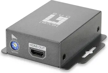 Marrës AV LevelOne HDSpider™, HDMI mbi Cat.5, 1920 x 1080 piksel, 60 m, Gri