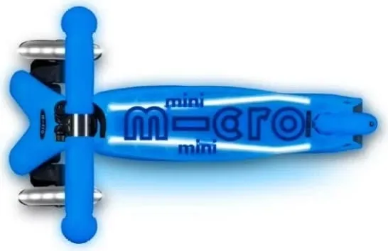 Skuter Micro Mini Micro Deluxe Glow LED Plus, Turquoise - 2