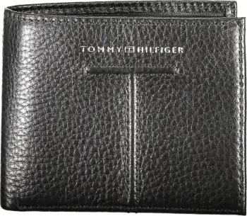 Portofol për meshkuj TOMMY HILFIGER, i zi