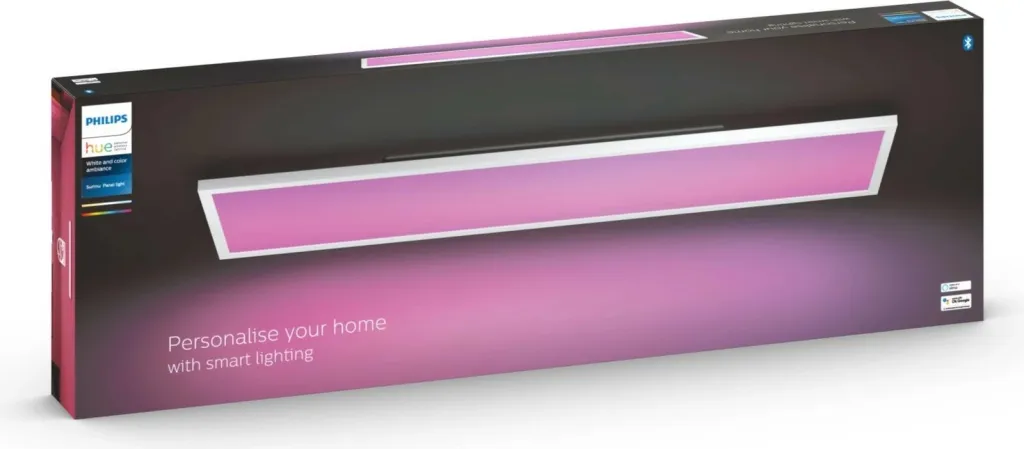 Lampë tavani Philips Hue Surimu Panel REC, 60W, LED, e bardhë - 3