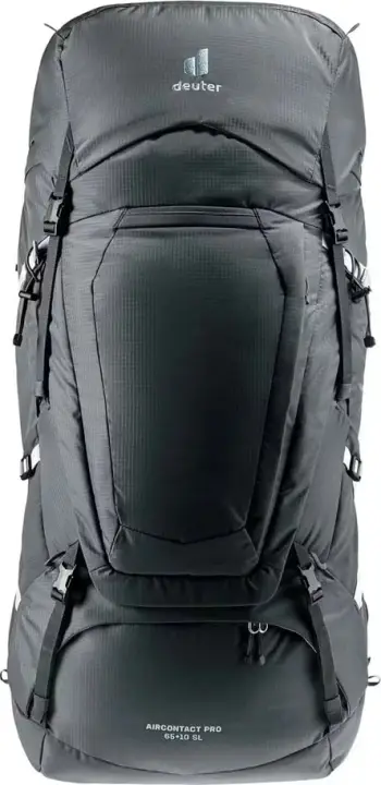 Çantë shpine Deuter Aircontact Pro 65+10 SL për gra, Grafit