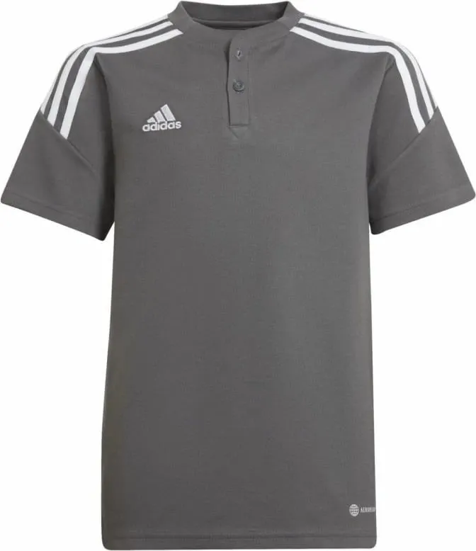 Maicë polo për fëmijë adidas, gri - 1
