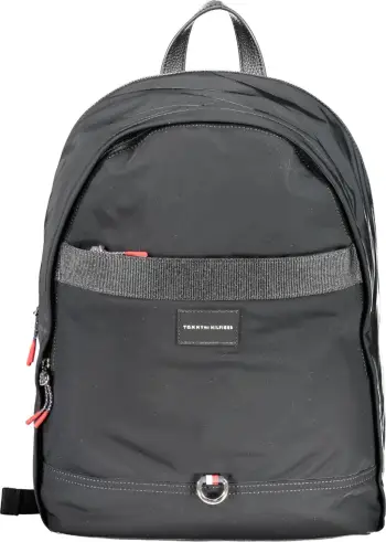 Çantë shpine për meshkuj TOMMY HILFIGER, e zezë