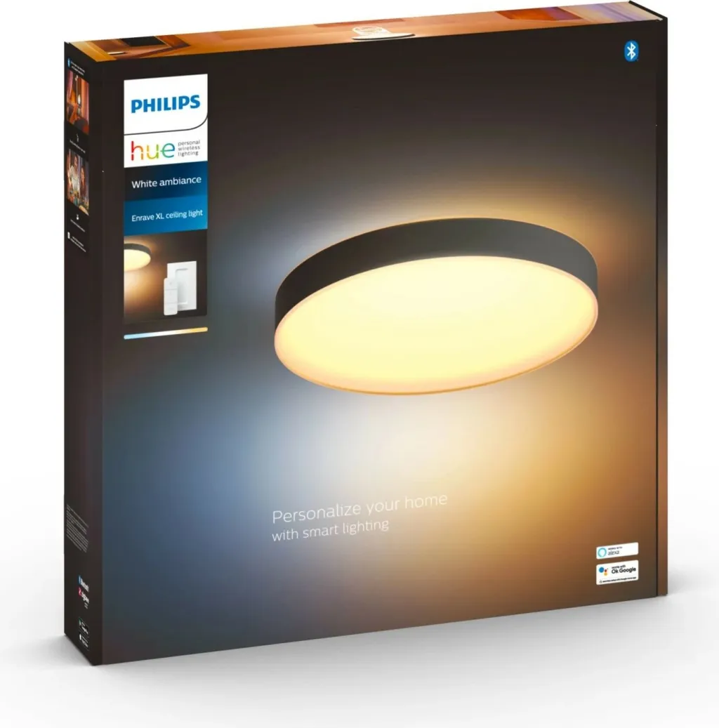 Dritë tavani Philips Hue Enrave, Smart, LED, e zezë - 3