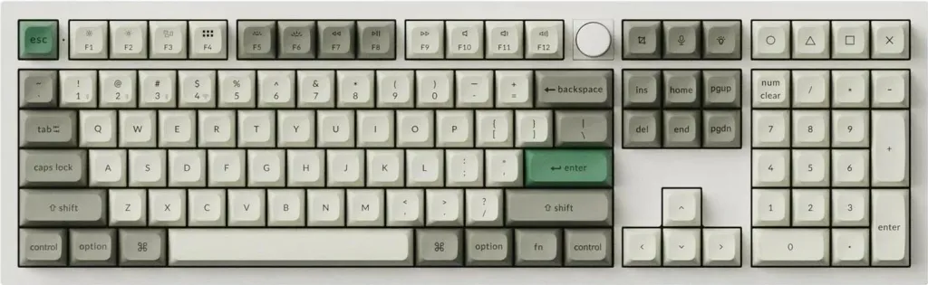 Tastaturë Keychron Q6 Max, Switch Brown, Shell White - 1
