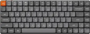 Tastierë Keychron K3 Max, 75%, Red Switch, Gri