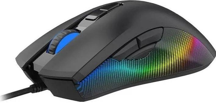 Maus ergonomik Aqirys PHOENIX, RGB, i zi - 6