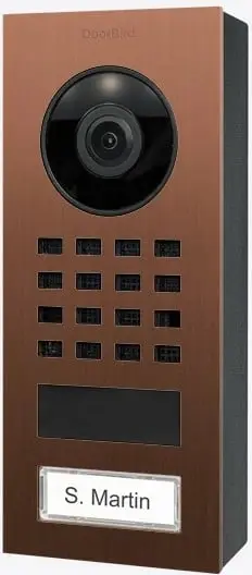 Zile e mençur DoorBird D1101V, Inoks V4A, Bronz