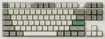 Tastierë mekanike Keychron Q3 Max, 80% TKL, Switch Red, Shell White