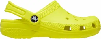 Papuqe për fëmijë Crocs, të verdha