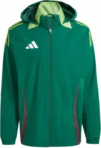 Jakne për futboll për meshkuj adidas, e gjelbër