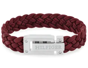 Byzylyk për meshkuj Tommy Hilfiger 2790519, 21 cm, i kuq/argjendtë