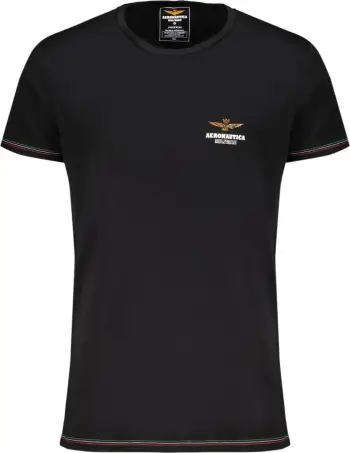 Maicë për meshkuj AERONAUTICA MILITARE, e zezë