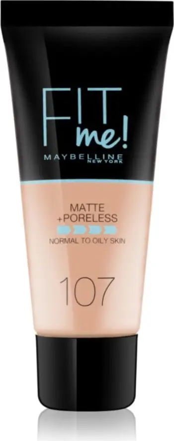 Krem pudër Maybelline Fit Me, Matte+Poreless, 107, 30 ml