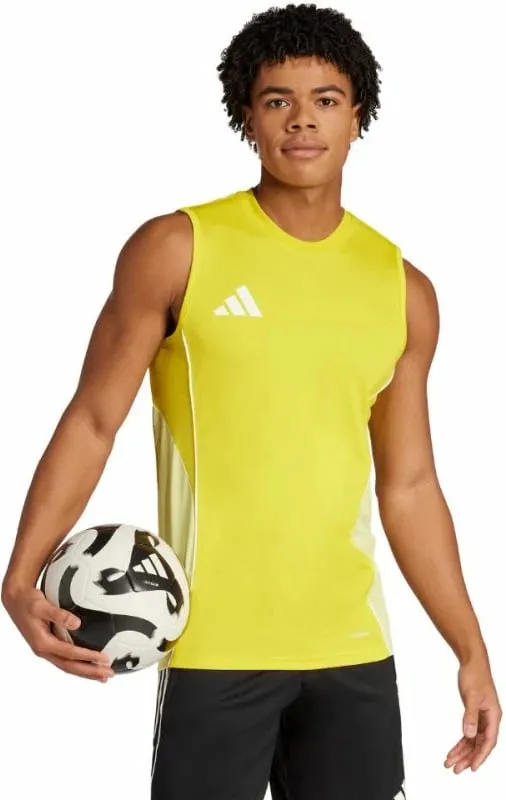 Fanellë pa mëngë për meshkuj adidas, e verdhë - 5