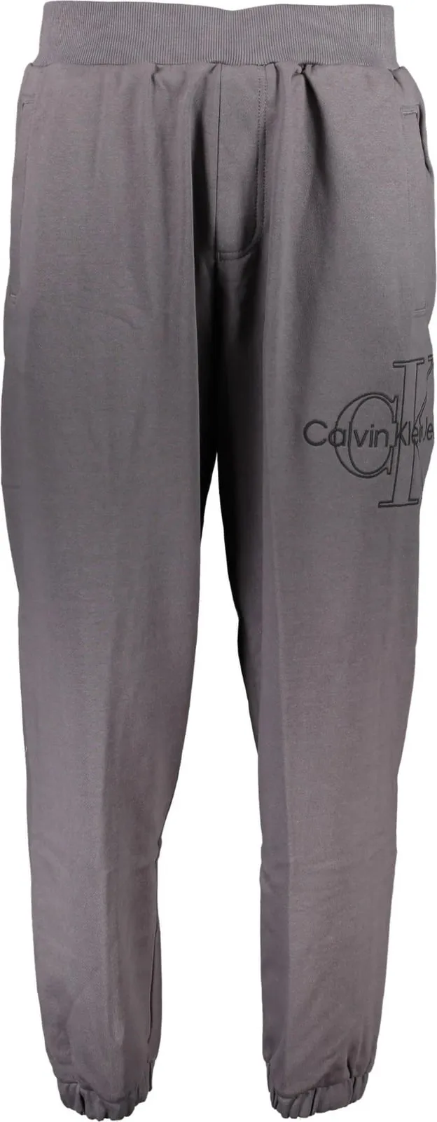 Pantallona sportive CALVIN KLEIN meshkuj, gri - 1