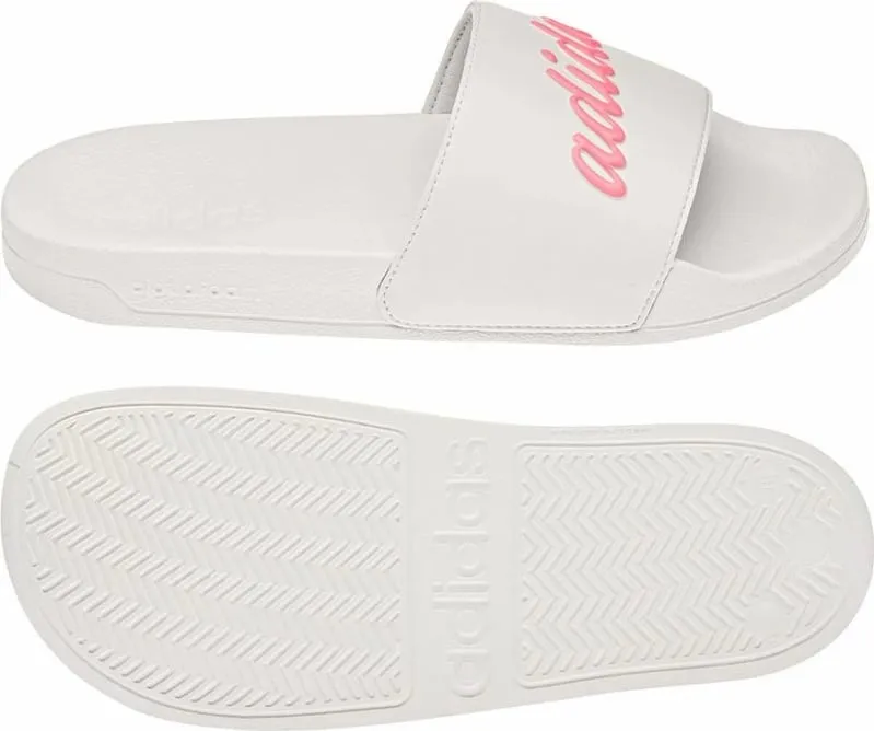 Papuqe për femra adidas, të bardha - 1