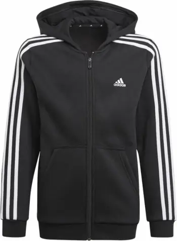 Duks me kapuç për djem adidas, i zi