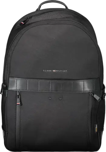 Çantë shpine për meshkuj TOMMY HILFIGER, e zezë
