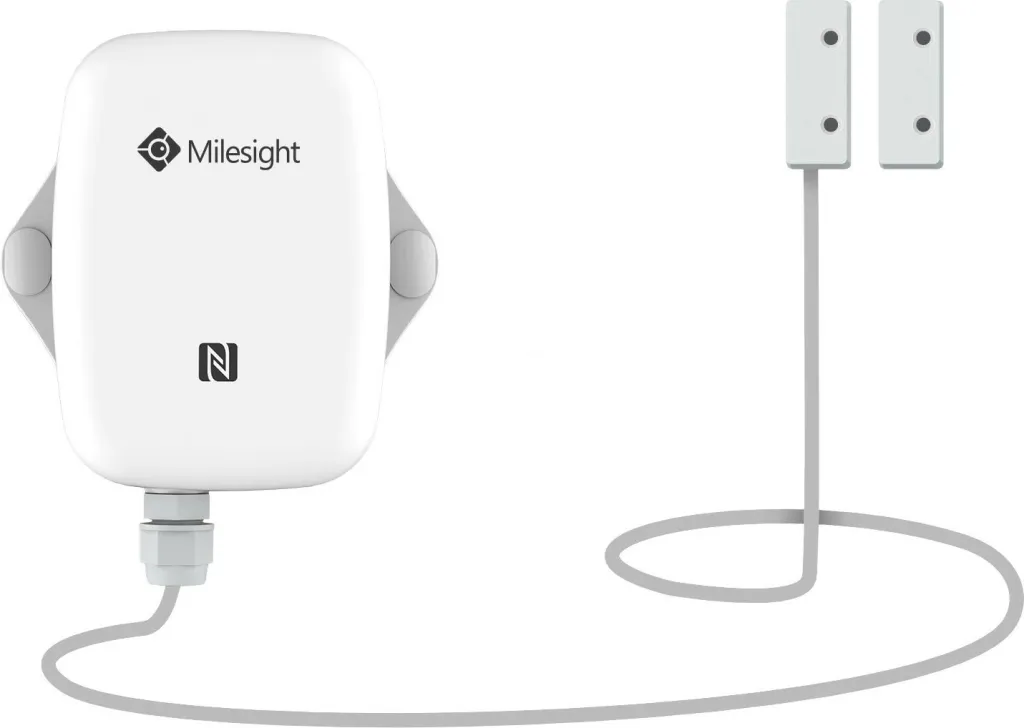 Sensor kontakt magnetik Milesight, LoRaWAN, IP67, bardhë - 1