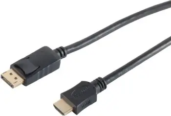 Kabëll adapter DisplayPort 1.2 në HDMI 3m, 4K, i zi