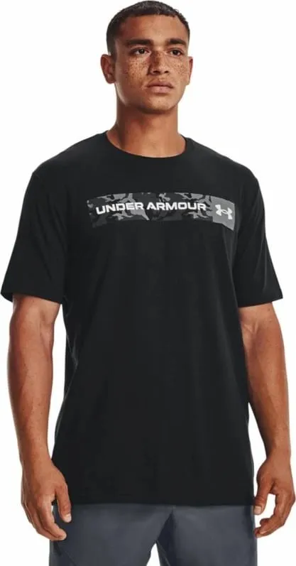 Maicë për meshkuj Under Armour, me vija kamuflozhi, e zezë - 3