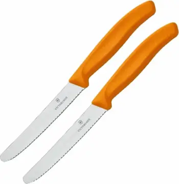 Thikë Victorinox për prerje e valëzuar 2 cp, portokalli
