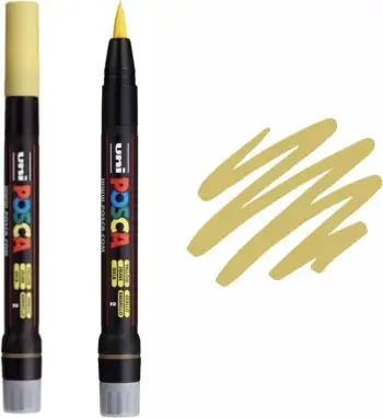 Marker Uni-pcf-350 Posca i verdhë