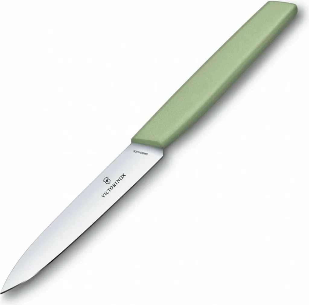 Thikë kuzhine Victorinox Swiss Modern, 10cm e drejtë , e gjelbërt - 1