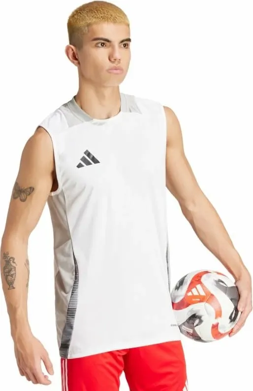 Maicë pa mëngë për meshkuj adidas, e bardhë - 7