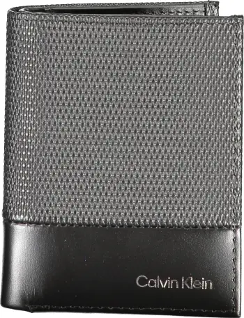 Portofol për meshkuj Calvin Klein, i zi